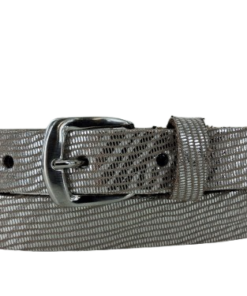 62001 Zebra Golf Zilver met omslag en glimmende zilveren gesp